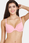 Zivame Push-Up Wired Medium Coverage Bra - Prism Pink — thumbnail 1